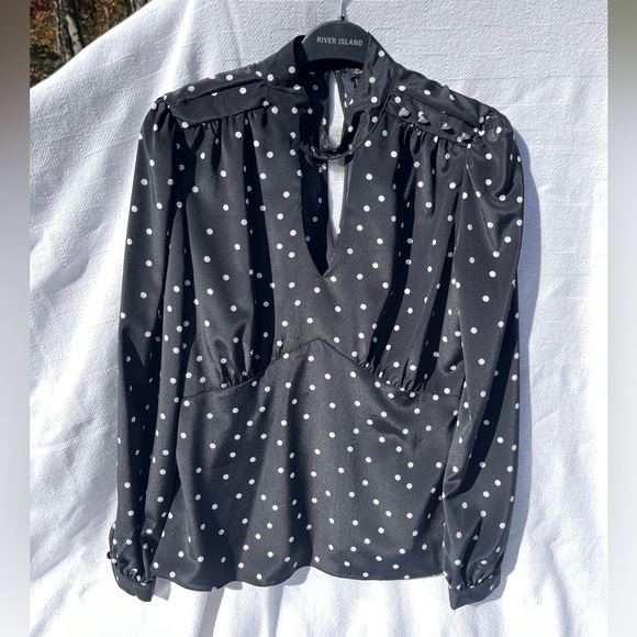 River Island Black Blouse - Picture 2 of 12